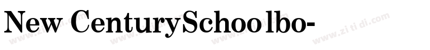 New Century Schoolbo字体转换